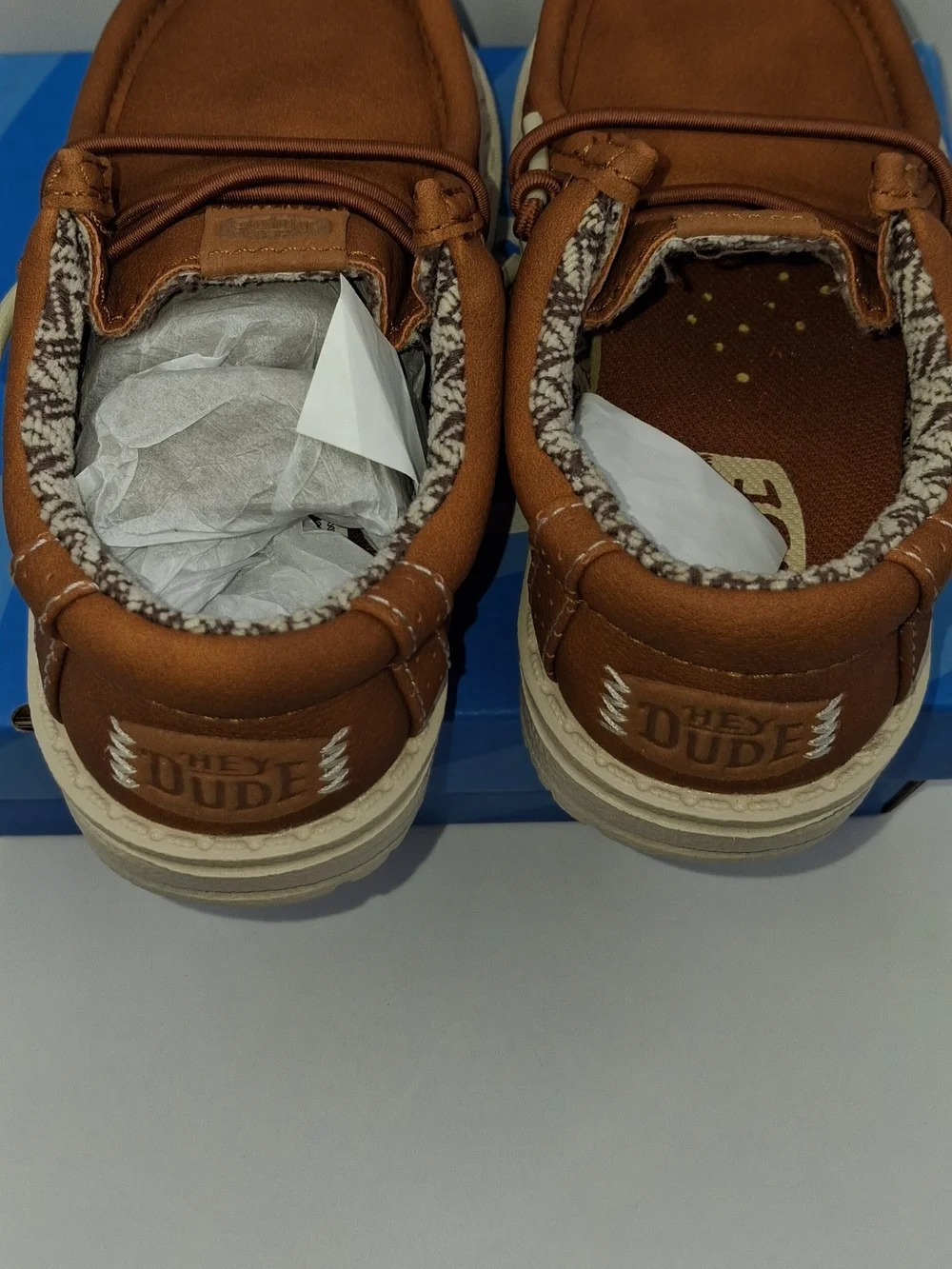 Hey Dude Wally T Classic Size C5 New In Box Color Tan